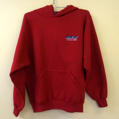  hoodie red front
